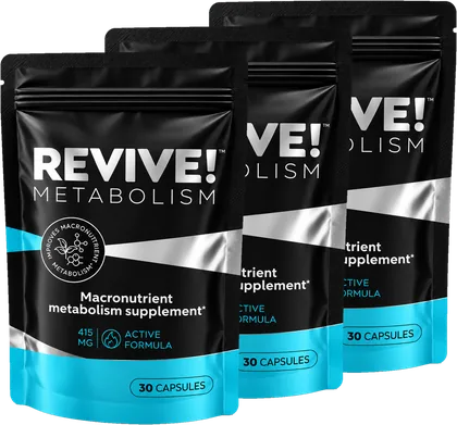Revive! Metabolism Capsules – 90-day supply, 3 packs